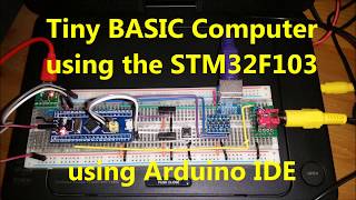 Tiny BASIC with STM32F103 Arduino