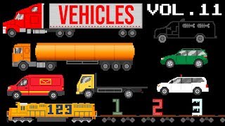 Vehicles Collection Volume 11 - Street Vehicles, ABC Song, 123 Song - The Kids' Picture Show