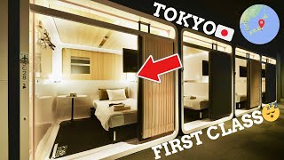 Luxury First Class Capsule Hotel 😴✈️ Tokyo, Japan