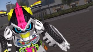 【ガンバライジング】仮面ライダーレーザー　バイクゲーマー　レベル1　BS1-073　表必殺技「バイクフィニッシュドロップ」ラグやボヤけがあったらコメントください