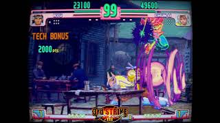 SF3 3rd Strike: Ryu 20 air Parries into Shin Shoryuken