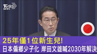 25年僅1位新生兒! 日本偏鄉少子化 岸田文雄喊2030年解決｜十點不一樣20230325