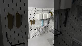 CHEAP IKEA SKADIS Pegboard Hack - Save $$$ #shorts