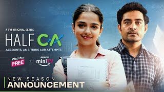 Half CA New Season Announcement | Ahsaas Channa, Gyanendra Tripathi | Amazon miniTV