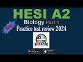 HESI A2 Biology Part 1 Review 2024 #hesia2 #hesia2Biology