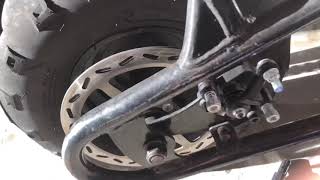 How to adjust Mini Bike Brakes