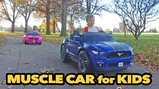 Muscle Car for Kids: Power Wheels Smart Drive Mustang