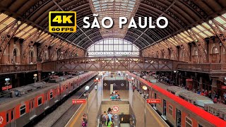 Estação da Luz em São Paulo •  BRASIL 4K