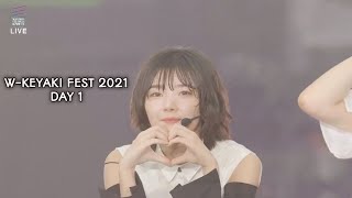 [ CONCERT ] W-KEYAKI FEST 2021 || 櫻坂46 藤吉夏鈴 (FUJIYOSHI KARIN) FOCUS