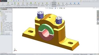 Solidworks tutorial | Plummer Block