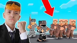 VIRAMOS AGENTES SECRETOS E SALVAMOS A VILA DOS LADRÕES NO MINECRAFT!!