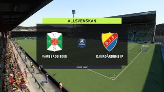 FIFA 22 | Varbergs Bois vs Djurgårdens IF - Allsvenskan | Gameplay
