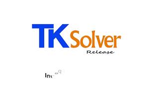 TK Solver 6 tutorials - Introduction to TK Solver