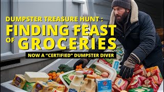 Dumpster Diving (Germany) : DUMPSTER TREASURE HUNT - FINDING FEAST OF GROCERIES