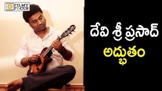 Devi Sri Prasad Playing Mandolin : DSP Rocking Performance - Filmyfocus.com