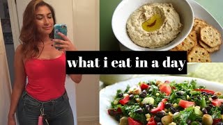 WHAT I EAT IN A DAY (VEGAN FRIENDLY) // COLLEGE EDITION | javi