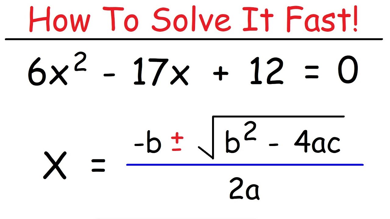 How To Solve Systems Of Quadratic Equations