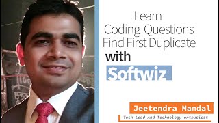 Find first duplicate character in a string java | Crack FAANG | Crack Coding Interview