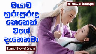 ඔයාව හුරුපුරුදු  කෙනෙක් වගේ දැනෙනවා | Eternal Love of Dream CDrama Sinhala Review  | 25 කොටස |