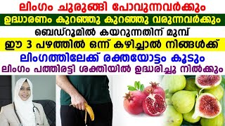 ലിംഗത്തിലേക്ക് രക്തയോട്ടം കൂട്ടാൻ ഈ 3 പഴത്തിൽ ഒന്ന് കഴിച്ചാൽ മതി |Udharana Kurav|Dr Hiba