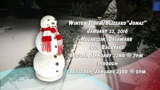 Winter Storm/Blizzard "Jonas" January 22, 2016