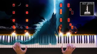 Godzilla's Theme (from Godzilla: King of the Monsters) - Piano Tutorial