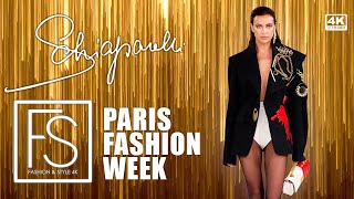 SCHIAPARELLI SS24 Paris Fashion Week 4K UHD AN EVERYDAY SENSATION Kendall Jenner, Shalom Harlow