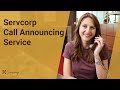 Servcorp Call Announcing Service | Intercept (Turkish)