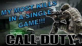 MOST KILLS IN A GAME EVER!? COD MWR!