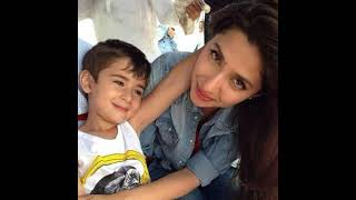 Mahira Khan with Son Beautifull pics