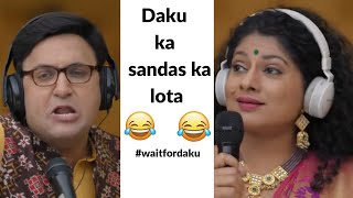 Daku ne bola sandas ka lota 😂 🤣 Dakshesh Joshipura thug life || @Waglekiduniyathuglife🤣 ||