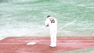 中田翔 ２３号ホームランを放ち守備につくまで　2022年9月19日東京ドーム　読売ジャイアンツ　坂本勇人　中田翔