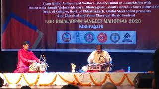 Kousik Banerjee with sandip chatterjee a briliant santoor player..