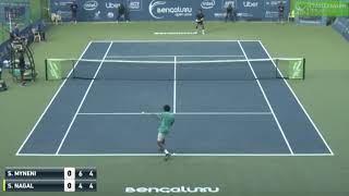 Saketh Myneni vs Sumit Nagal: ATP Bangalore Challenger 2018