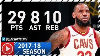 LeBron James Full Highlights vs Pacers (2017.12.08) - 29 Pts, 8 Ast, 10 Reb