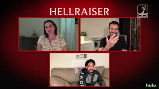 Hellraiser interview with Goran Visnjic Voight” and Hiam Abbass “Menaker”