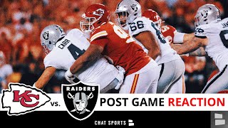 AWFUL! Raiders vs. Chiefs Post-Game, Monday Night Football Boxscore, Derek Carr Stats | NFL Week 5