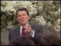 President Reagan's Press Briefing in the Rose Garden on April 20, 1982