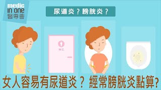 泌尿健康｜女人容易有尿道炎？經常膀胱炎點算？