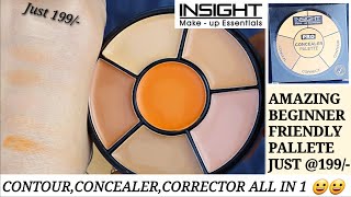 Insight Cosmetics Pro Concealer Palette | How to Use This Palette? | For Beginners | Review |