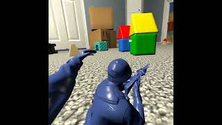 blue shoulder carry another blue soldier to safety (the plastic battlegrounds vr)