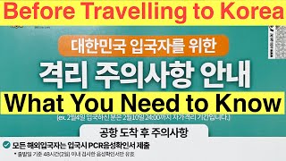 한국 입국시 주의사항!! Must Know Before Traveling to Korea!!