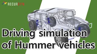 Driving simulation of Hummer vehicles