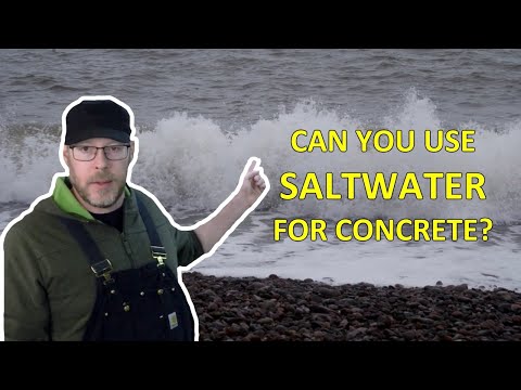 What happens when you add salt to concrete?