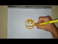 how to draw flushed face emoji drawing flushed face handmade pixel art