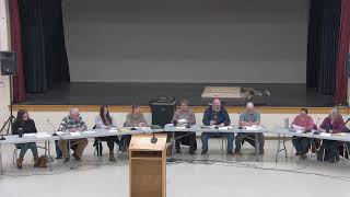 RSU73 School Board Meeting 1/09/2025