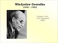 historyczne spory władysław gomułka