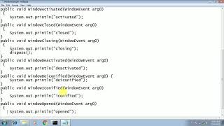 JAVA CH 10 WINDOWS LISTENER EXAMPLE