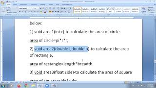 function overloading/ method overloading in java:tutorial 10