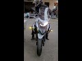 instalación de exploradoras dual color en benelli trk 502x